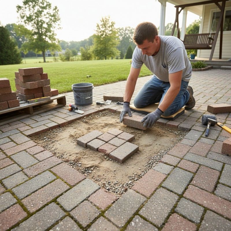 Brick Driveway Repair