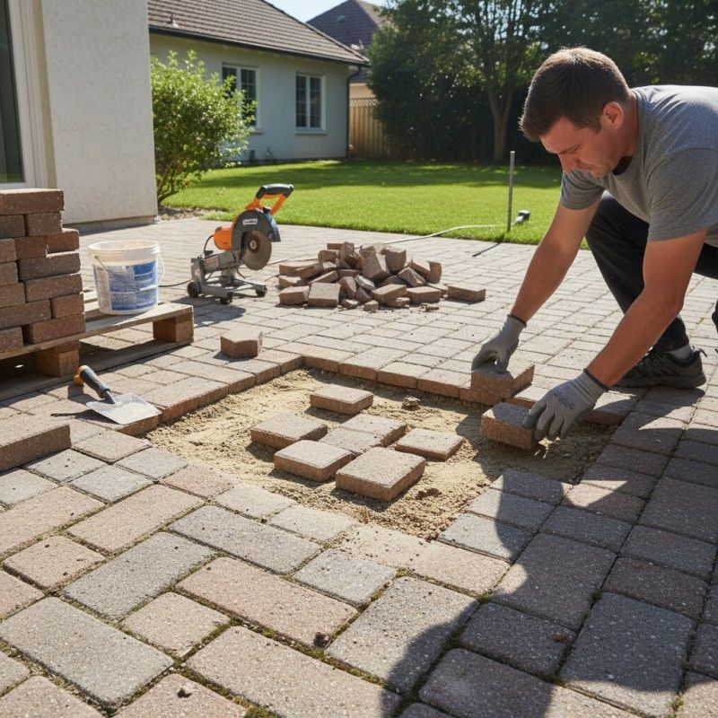 Local Brick Driveway Repair pros at work